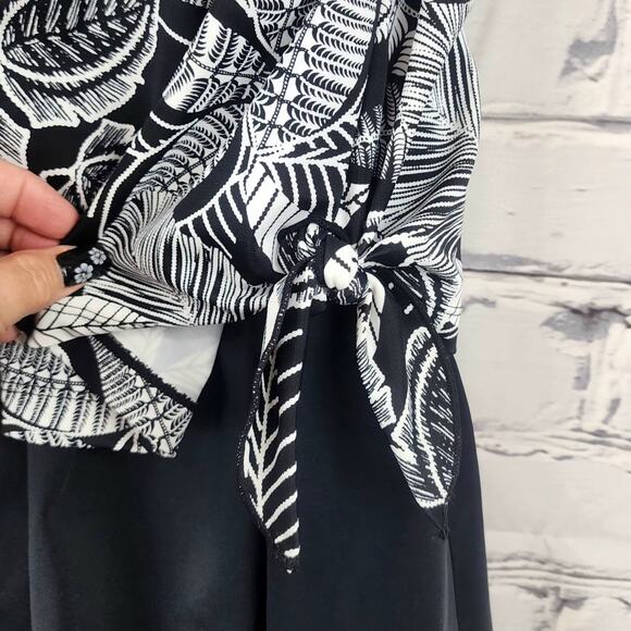 Azul by Maxine of Hollywood Leaf Swim Dress Womens 12 Tropical cruise  vacation - Picture 4 of 12